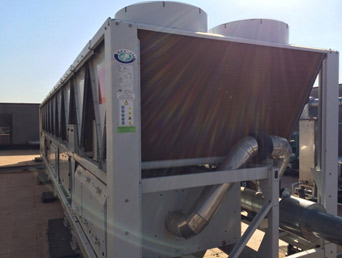 Figure 2: Chiller Plant Room at Roof Slab